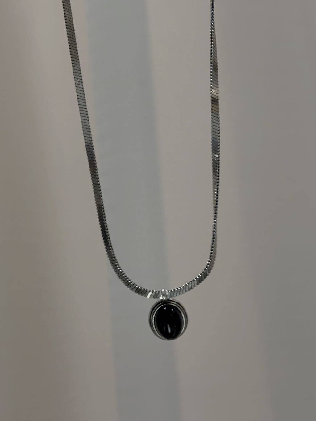 Black snake necklace