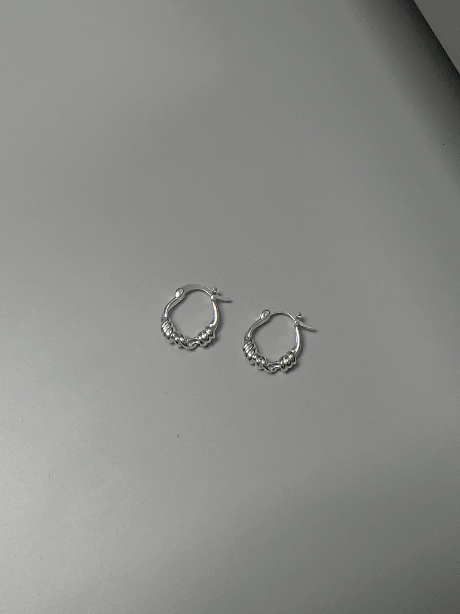 round beam earrings