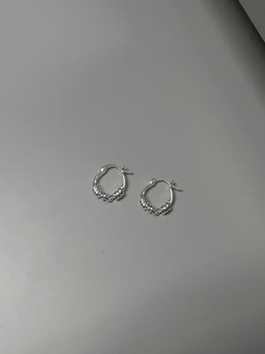 round beam earrings