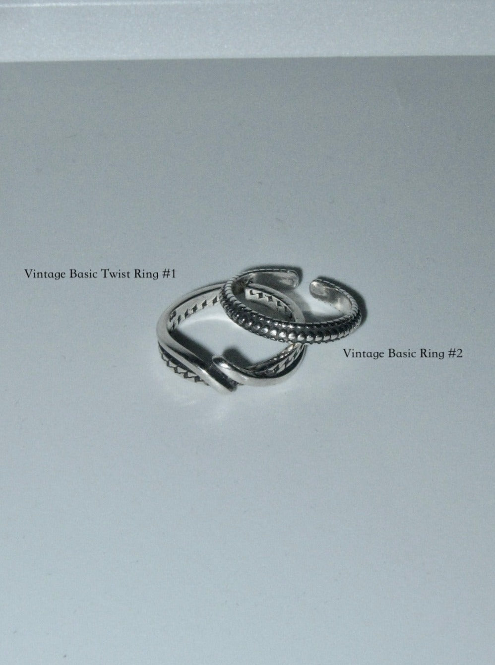 Vintage Basic Ring ( 2 Style)