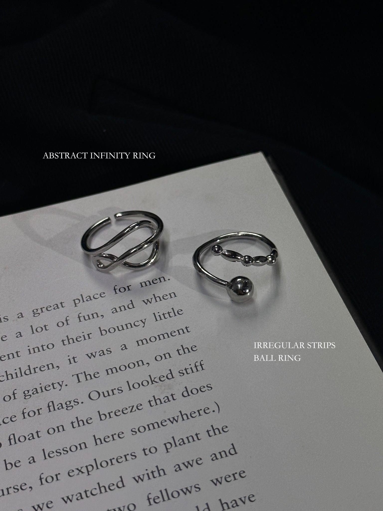 Abstract Infinity Ring