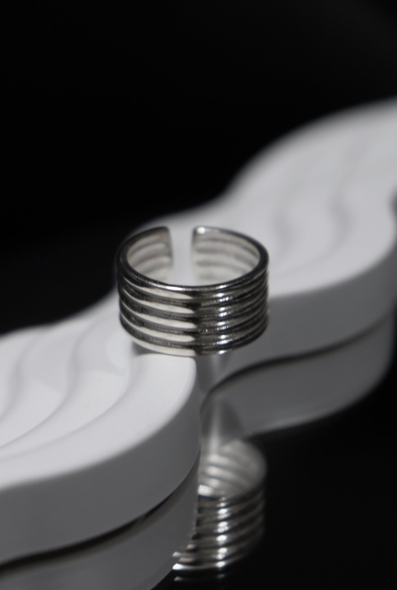 Double layer line ring