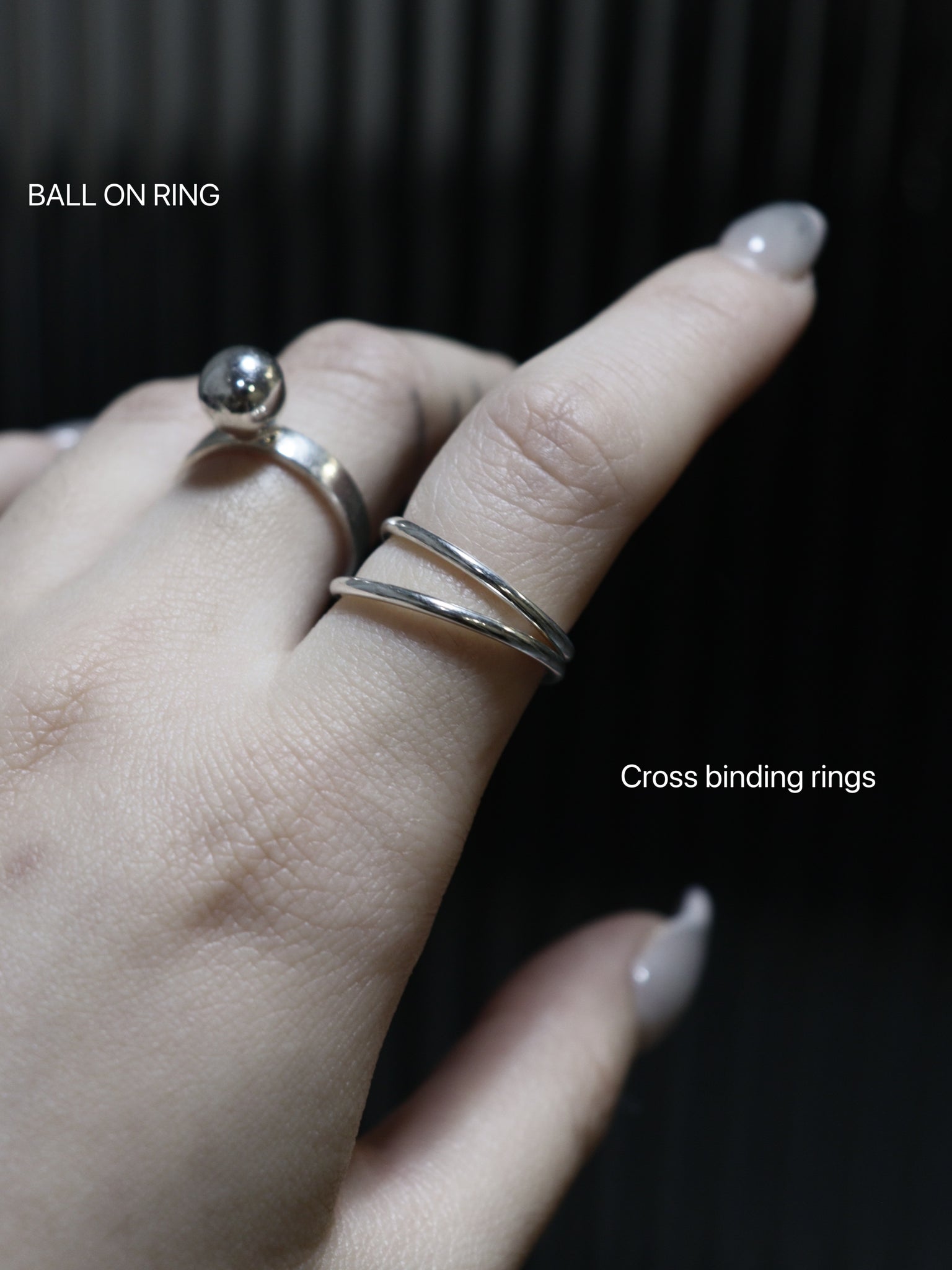 Cross binding rings