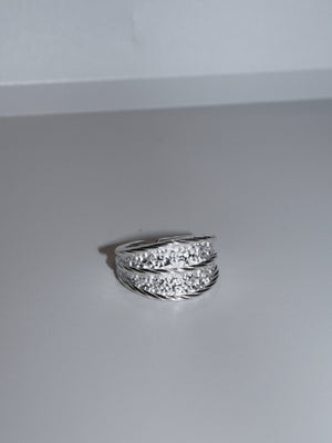 Textured Double Concave Ring