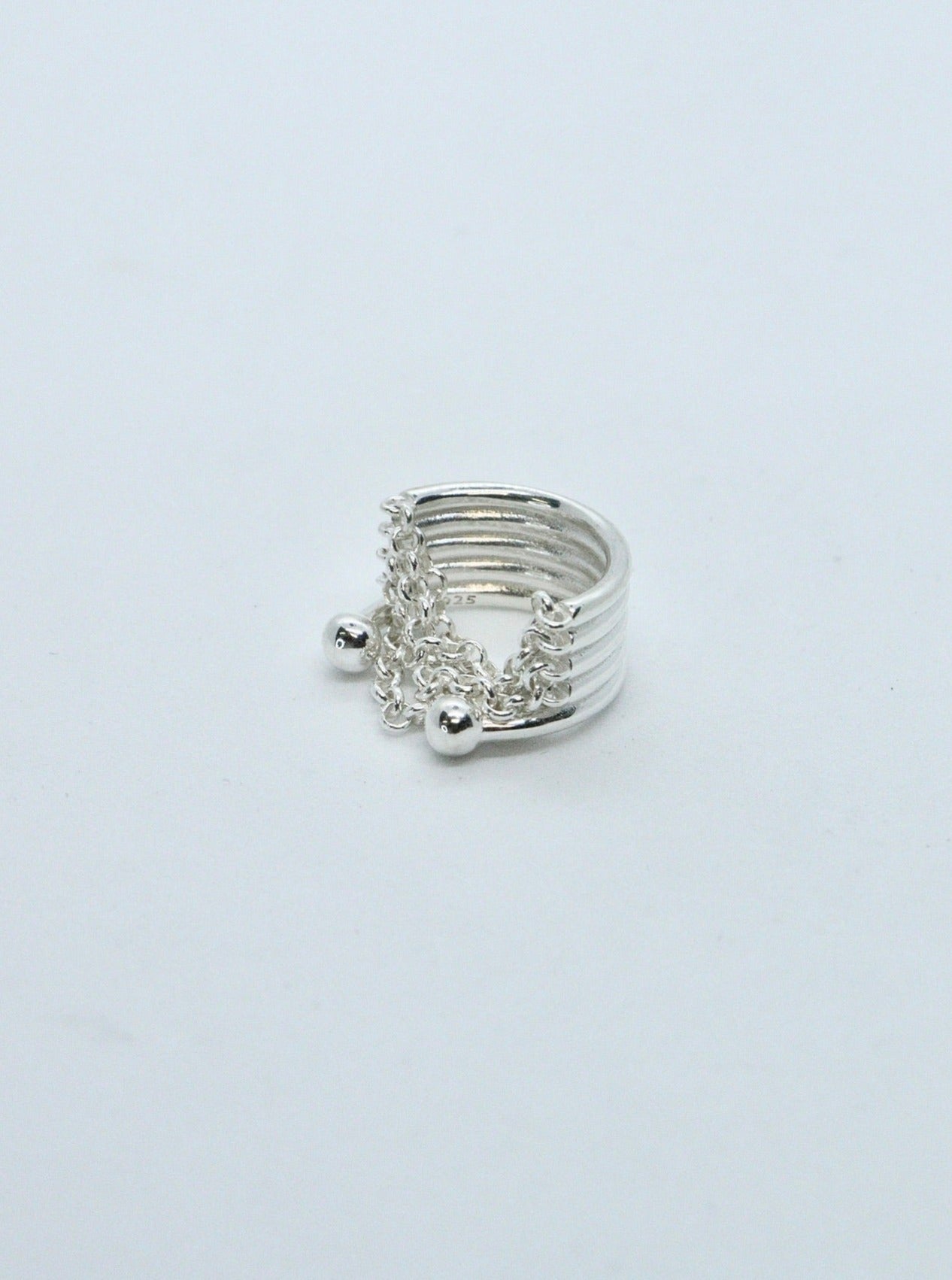 Chain Wave Ring