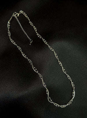 Twist Twist Ball n Line Necklace