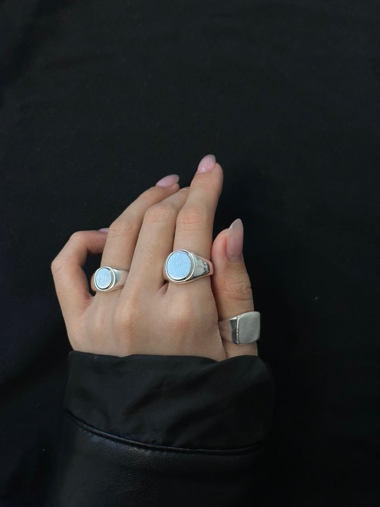 Basic Raw Oval Ring