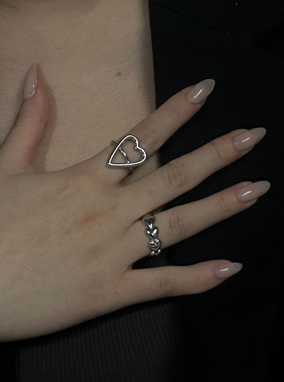 Empty Heart ring