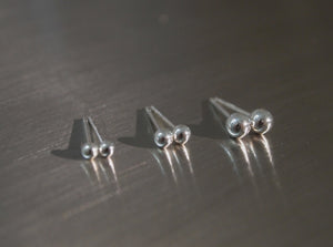 925 Sliver Ball Earring