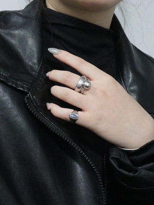 幾何圖案 Little finger Ring #BOLD RING