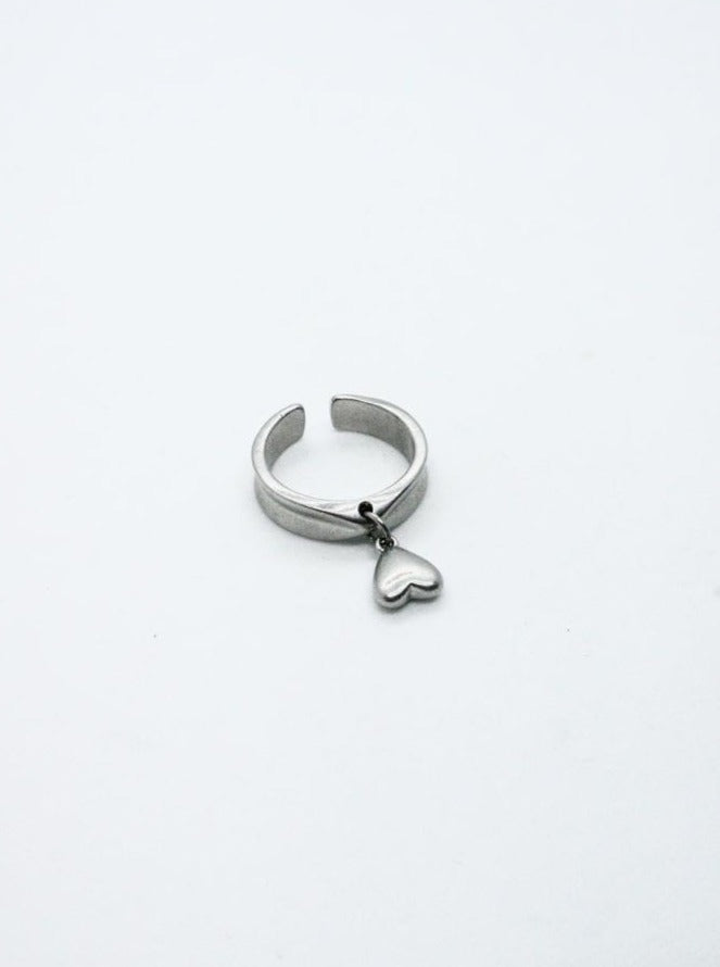 Retro heart pendant Ring #BOLD RING