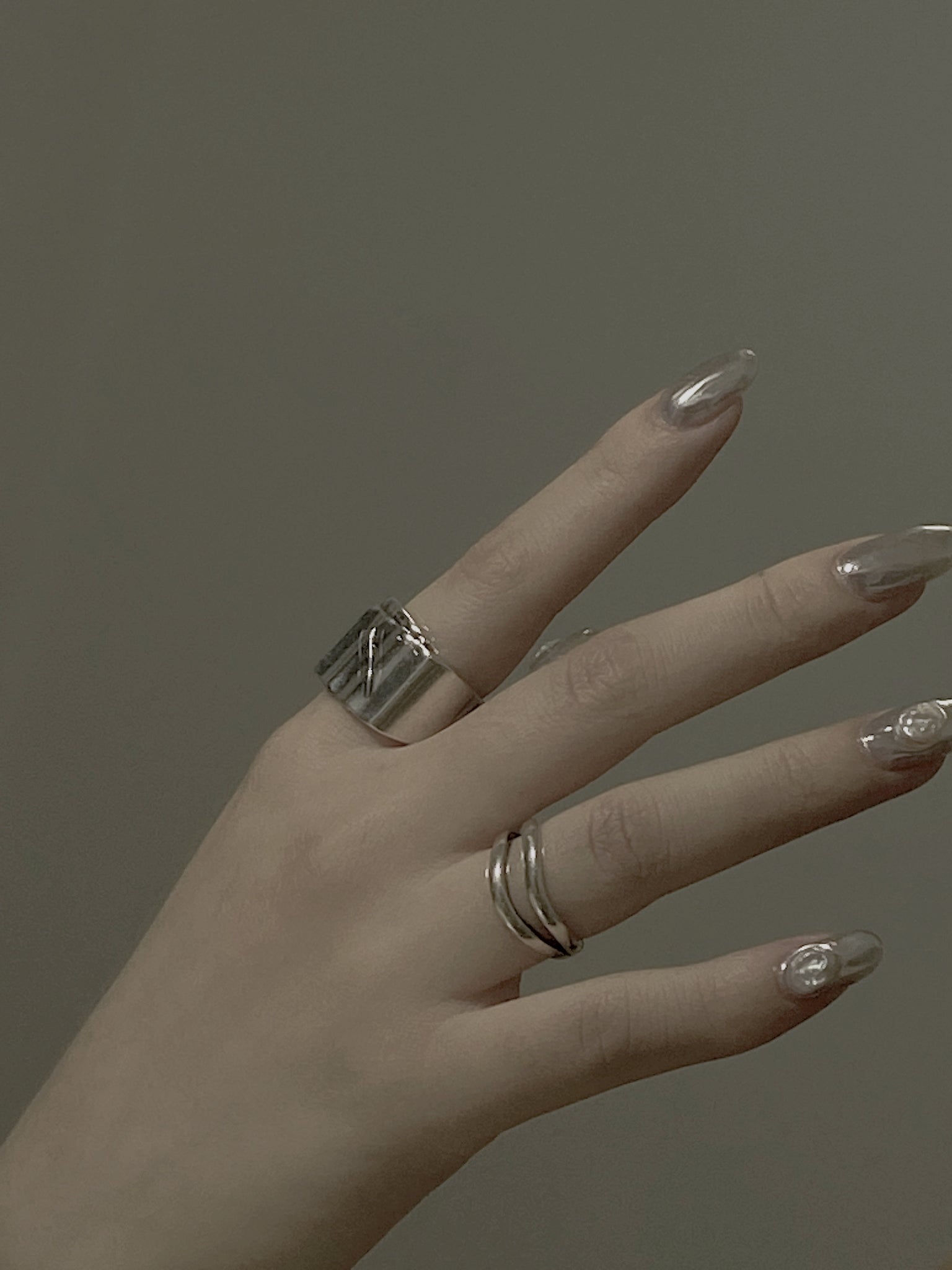 Double line ring