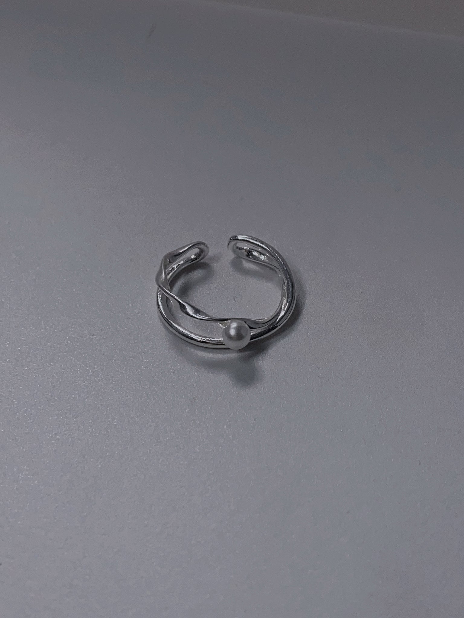 X pearl Ring