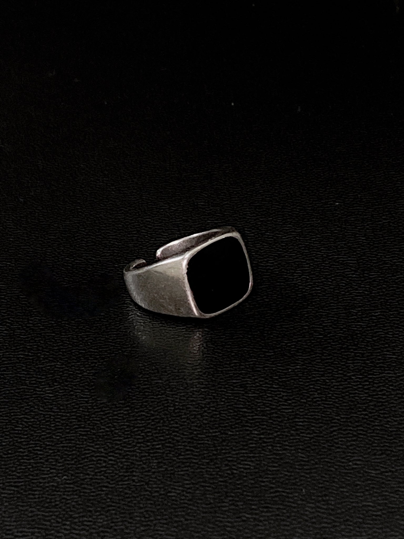 Black square ring