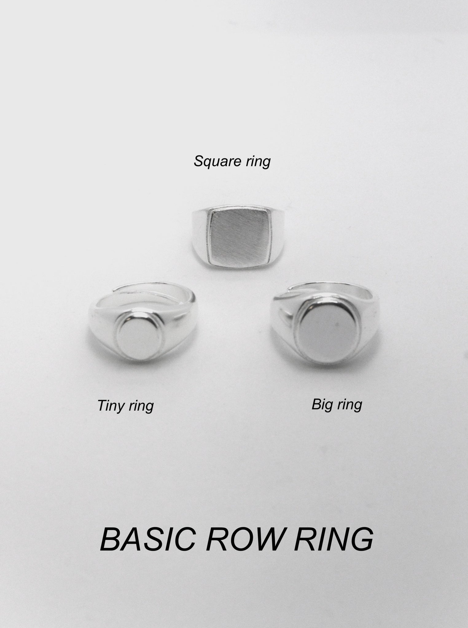 Basic Raw Oval Ring