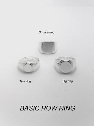 Basic Raw Oval Ring